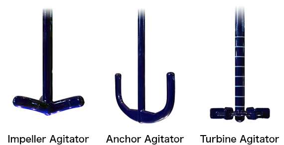 Standard agitator type Reactor (Impeller, anchor and turbine agitator)